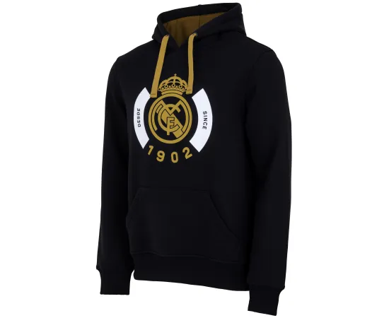 lacitesport.com - Sweat capuche Real Madrid - Collection officielle - Homme, Couleur: Noir, Taille: S