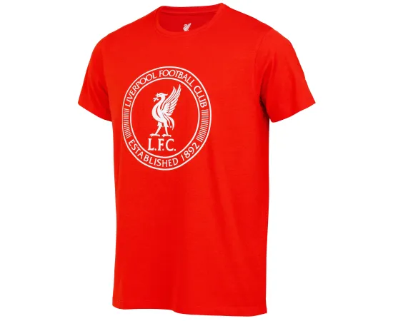 lacitesport.com - T-shirt LFC Liverpool F.C. - Collection officielle - Homme, Couleur: Rouge, Taille: S