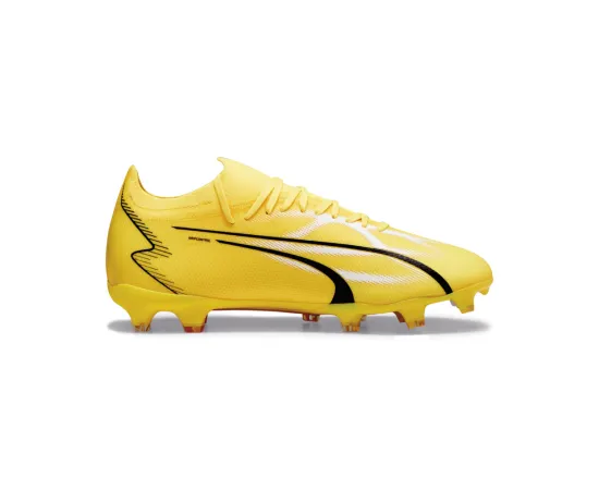 lacitesport.com - Puma Ultra Match FG/AG Chaussures de foot Adulte, Couleur: Jaune, Taille: 40,5