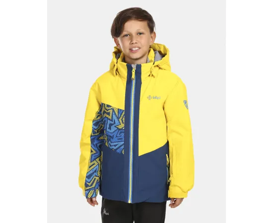 lacitesport.com - Veste de ski pour garçon Kilpi ATENI-JB, Couleur: Jaune, Taille: 158