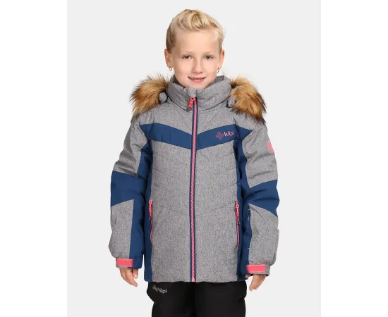 lacitesport.com - Veste de ski pour fille Kilpi ALISIA-JG, Couleur: Gris, Taille: 146