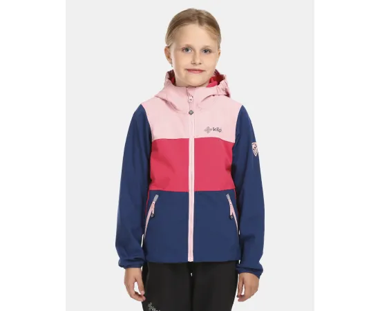 lacitesport.com - Veste softshell pour fille Kilpi RAVIA-J, Couleur: Rose, Taille: 110