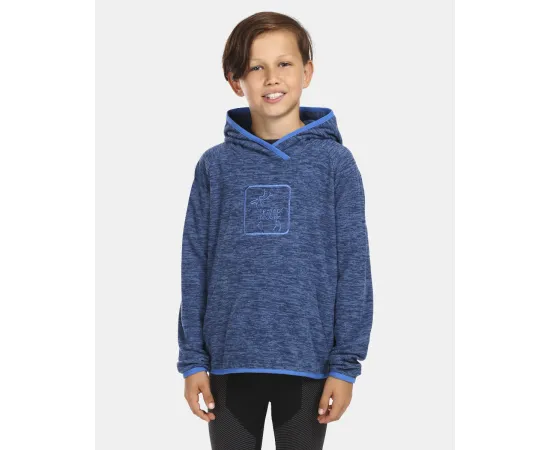 lacitesport.com - Sweat à capuche en polaire pour enfant Kilpi FLOND-JB, Couleur: Bleu, Taille: 110