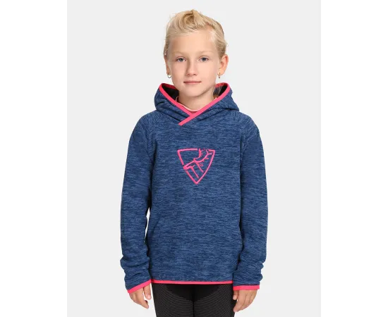 lacitesport.com - Sweat à capuche en polaire pour enfant Kilpi FLOND-JG, Couleur: Bleu, Taille: 110