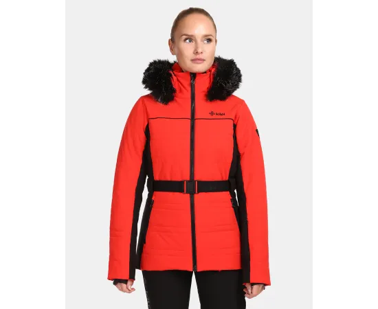 lacitesport.com - Veste de ski pour femme Kilpi CARRIE-W, Couleur: Rouge, Taille: 42