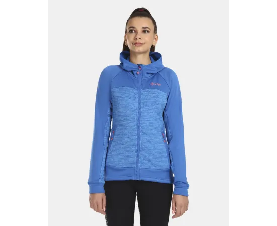 lacitesport.com - Sweat à capuche fonctionnel pour femme Kilpi LAYANA-W, Couleur: Bleu, Taille: 36