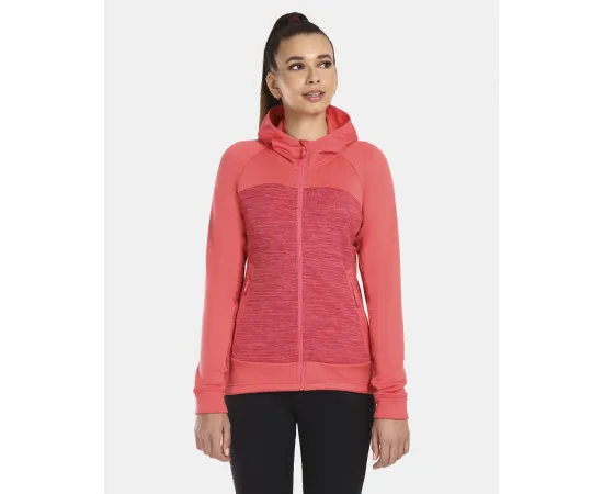 lacitesport.com - Sweat à capuche fonctionnel pour femme Kilpi LAYANA-W, Couleur: Rose, Taille: 36