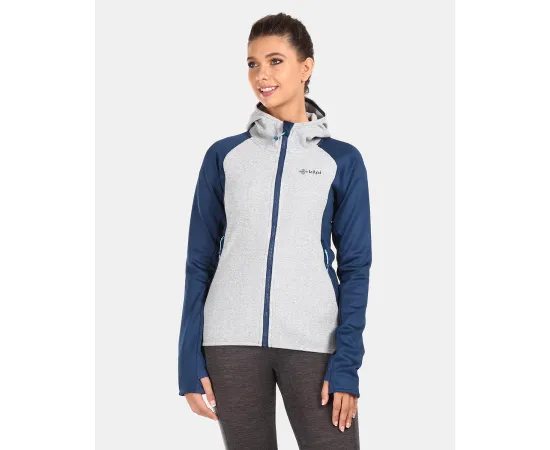 lacitesport.com - Sweat à capuche en polaire pour femme Kilpi VERSAM-W, Couleur: Bleu, Taille: 36