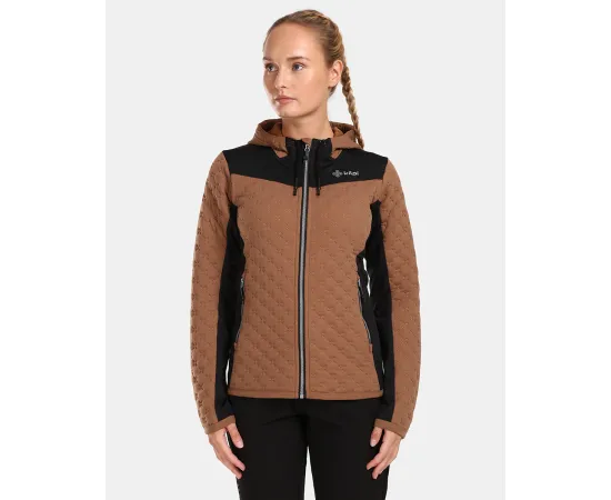 lacitesport.com - Sweat à capuche pour femme Kilpi NEVIA-W, Couleur: Marron, Taille: 36