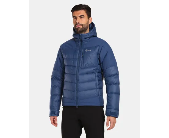 lacitesport.com - Veste en plumes pour homme Kilpi GUUS-M, Couleur: Bleu, Taille: L