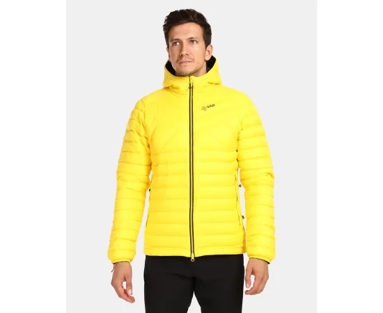 lacitesport.com - Veste en plumes pour homme Kilpi PYRAMIDEN-M, Couleur: Jaune, Taille: L