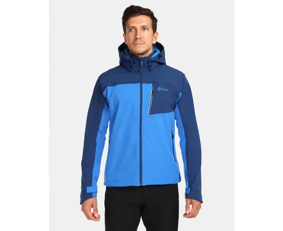 lacitesport.com - Veste softshell pour homme Kilpi RAVIO-M, Couleur: Bleu, Taille: 3XL