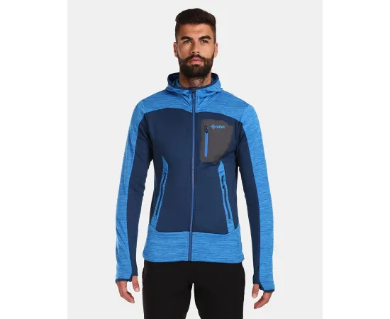 lacitesport.com - Sweat à capuche fonctionnel pour homme Kilpi FRENI-M, Couleur: Bleu, Taille: L