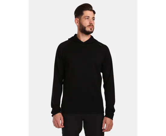 lacitesport.com - Pull en laine mérinos pour homme Kilpi MOSEO-M, Couleur: Noir, Taille: 3XL