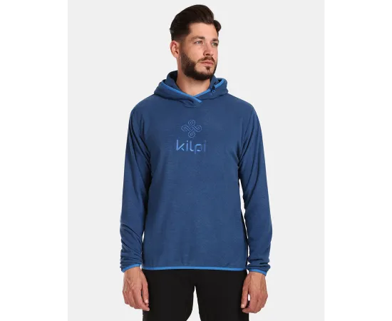 lacitesport.com - Sweat à capuche fonctionnel en polaire pour homme Kilpi FLOND-M, Couleur: Bleu, Taille: L