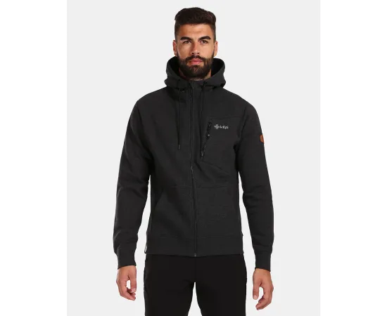 lacitesport.com - Sweat à capuche en coton pour homme Kilpi PREDA-M, Couleur: Noir, Taille: M