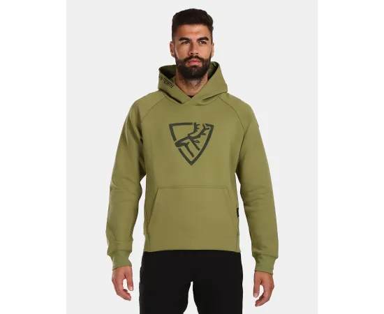 lacitesport.com - Sweat à capuche en coton pour homme Kilpi FJELA-M, Couleur: Vert, Taille: 3XL