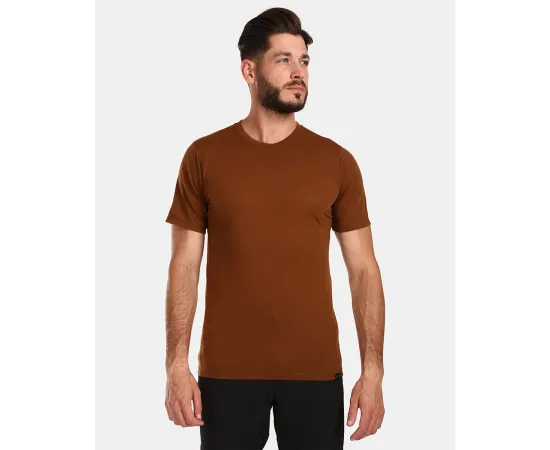 lacitesport.com - T-shirt en laine mérinos pour homme Kilpi SLOPER-M, Couleur: Marron, Taille: 3XL