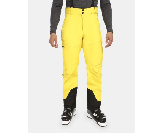 lacitesport.com - Pantalon à membrane pour homme Kilpi LAZZARO-M, Couleur: Jaune, Taille: 3XL