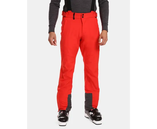 lacitesport.com - Pantalon de ski softshell pour homme Kilpi RHEA-M, Couleur: Rouge, Taille: L