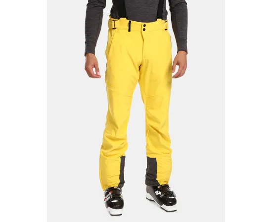 lacitesport.com - Pantalon de ski softshell pour homme Kilpi RHEA-M, Couleur: Jaune, Taille: L/S