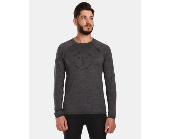 lacitesport.com - T-shirt fonctionnel à manches longues pour homme KILPI MAVORA TOP-M, Couleur: Gris, Taille: 3XL