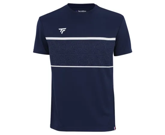 lacitesport.com - Tecnifibre Team Tech T-shirt enfant, Couleur: Bleu Marine, Taille: 6/8 ans