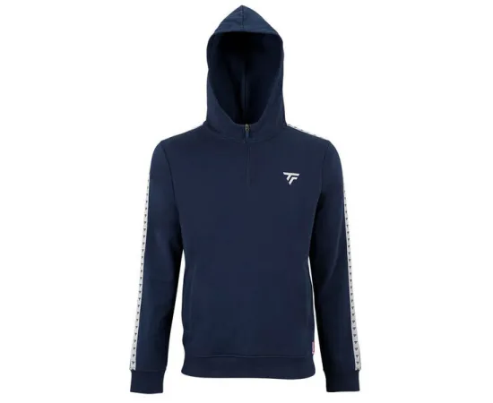 lacitesport.com - Tecnifibre Zipper Sweat à capuche Homme, Couleur: Bleu Marine, Taille: S