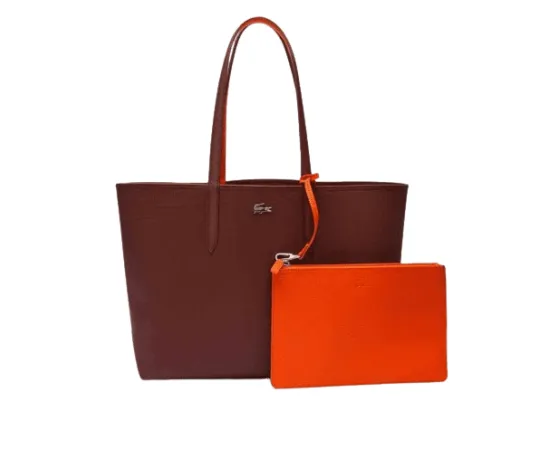 lacitesport.com - Lacoste Cabas Anna Sac Femme, Couleur: Rouge