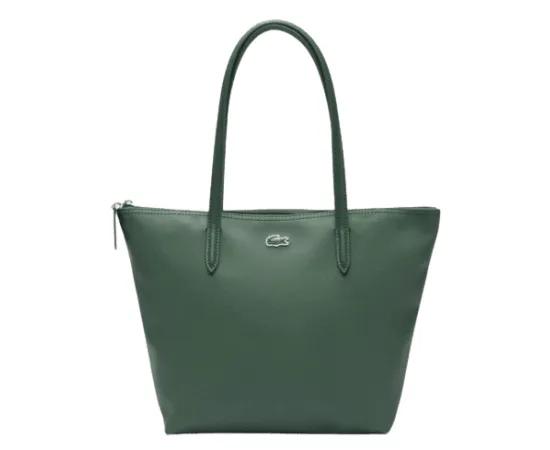 lacitesport.com - Lacoste Zip Tote Bag Sac Femme, Couleur: Vert