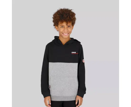 lacitesport.com - Stade Toulousain Jabaro Sweat à capuche Enfant, Couleur: Gris, Taille: 8 ans