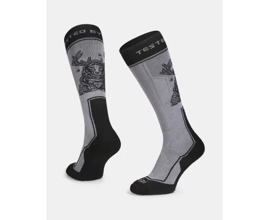 lacitesport.com - Chausettes mi-bas de ski unisexes LTD DESTIN-U, Couleur: Noir, Taille: 35/38