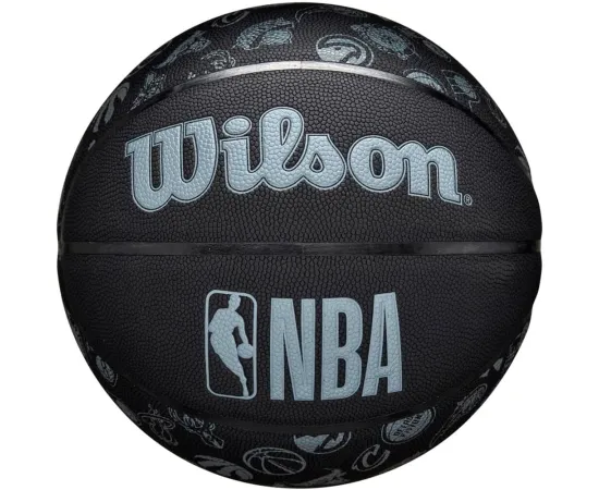 lacitesport.com - Ballon NBA All Team Wilson Noir, Taille: T7