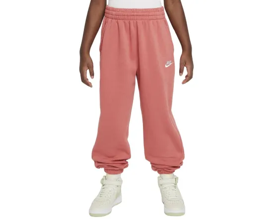 lacitesport.com - Nike Club Fleece Loose Pantalon Jogging Enfant, Couleur: Rose, Taille: S (enfant)