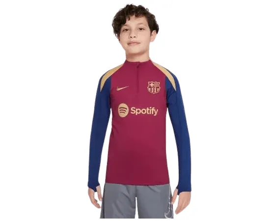 lacitesport.com - Nike FC Barcelone Haut d'entrainement 23/24 Enfant, Couleur: Rouge, Taille: S