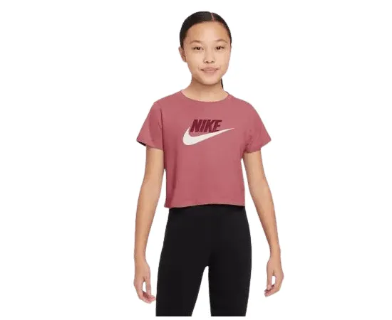 lacitesport.com - Nike Sportswear Futura Crop T-shirt Enfant, Couleur: Rose, Taille: M (enfant)