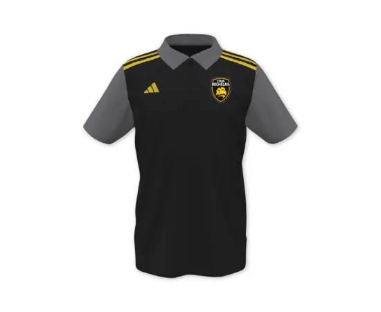 lacitesport.com - Adidas Stade Rochelais Polo 23/24 Enfant, Couleur: Noir, Taille: 6 ans