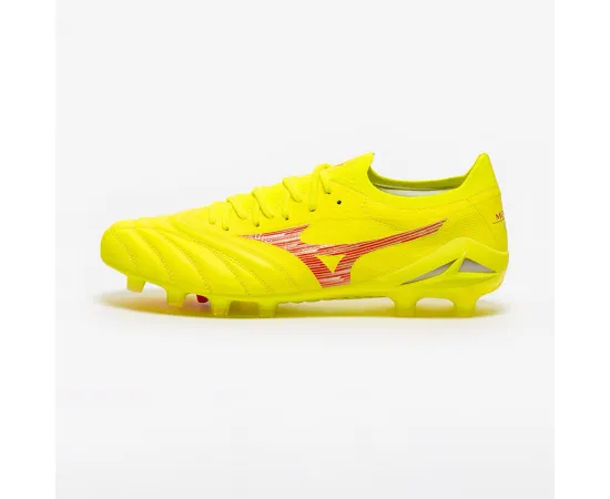 lacitesport.com - Mizuno Morelia Neo IV Beta Elite FG Chaussures de foot Adulte, Couleur: Jaune, Taille: 47