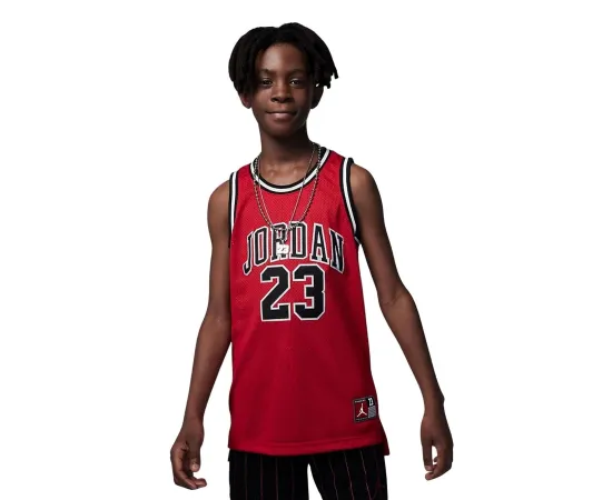 lacitesport.com - Jordan 23 Jersey Maillot de basket Enfant, Couleur: Rouge, Taille: 10/12 ans