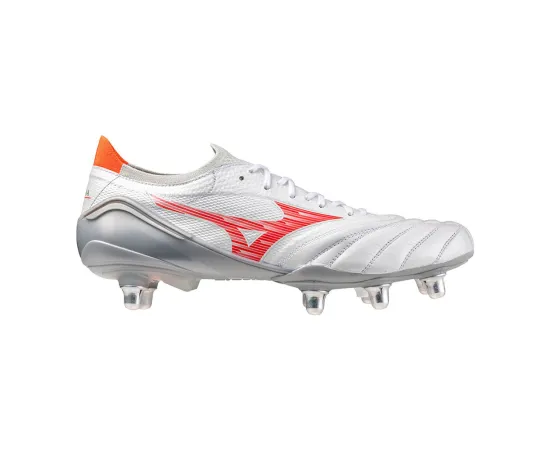 lacitesport.com - Mizuno Morelia Neo IV B Elite SI chaussures de rugby Adulte, Couleur: Blanc, Taille: 42,5