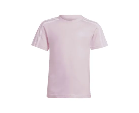 lacitesport.com - Adidas 3 Stripes T-shirt Enfant, Couleur: Rose, Taille: 3/4 ans