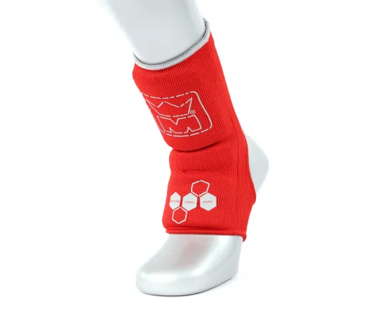 lacitesport.com - Montana ANKLEGUARD Chevillère avec renfort coup de pied, Couleur: Rouge, Taille: S