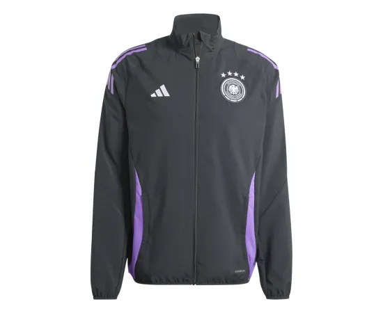 lacitesport.com - Adidas Allemagne Veste de présentation 24/25 Homme, Couleur: Noir, Taille: S