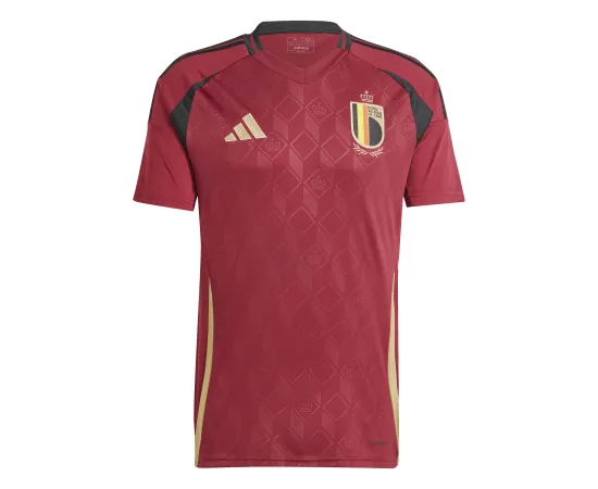 lacitesport.com - Adidas Belgique Maillot domicile 24/25 Homme, Couleur: Rouge, Taille: S