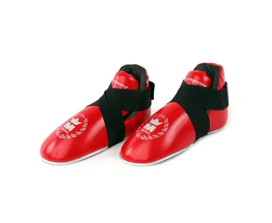 lacitesport.com - Montana FOOTGUARD Protège pieds, Couleur: Rouge, Taille: S