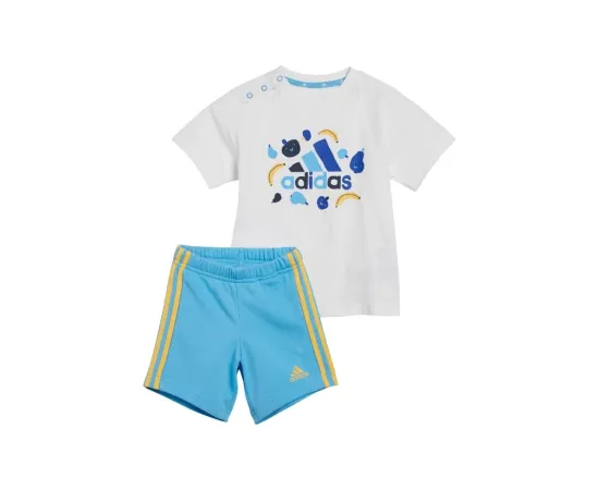 lacitesport.com - Adidas Ensemble imprimé fruit Enfant, Couleur: Bleu, Taille: 18/24 mois