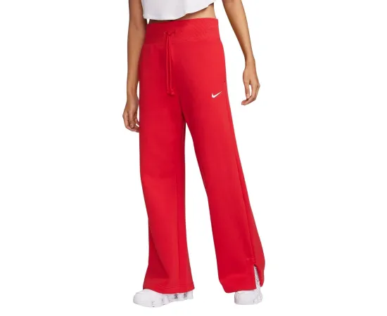 lacitesport.com - Nike Phoenix Fleece Pantalon droit Femme, Couleur: Rouge, Taille: M