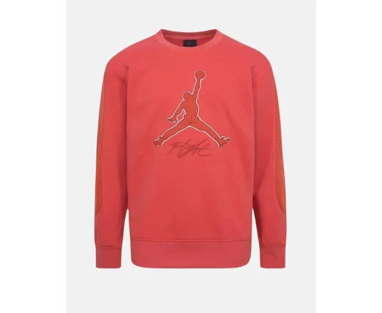 lacitesport.com - Jordan Off Court Flight Sweat Enfant, Couleur: Rouge, Taille: 13/15 ans