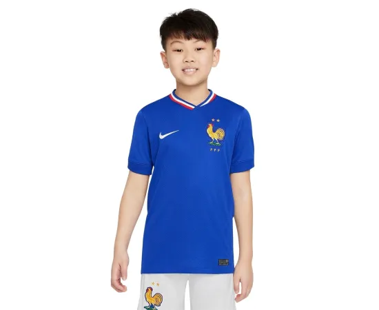 lacitesport.com - Nike Equipe de France Maillot Domicile 2024 Enfant, Couleur: Bleu, Taille: M (enfant)