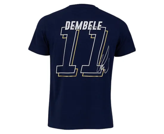 lacitesport.com - FFF T-shirt Equipe de France Dembélé Homme, Couleur: Bleu, Taille: S